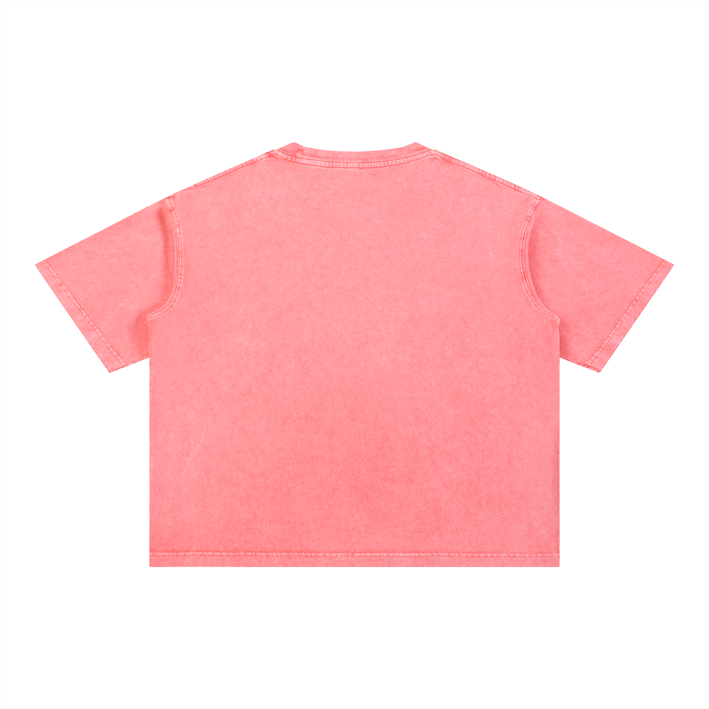 Vintage Washed out Boxy Cotton T-Shirt