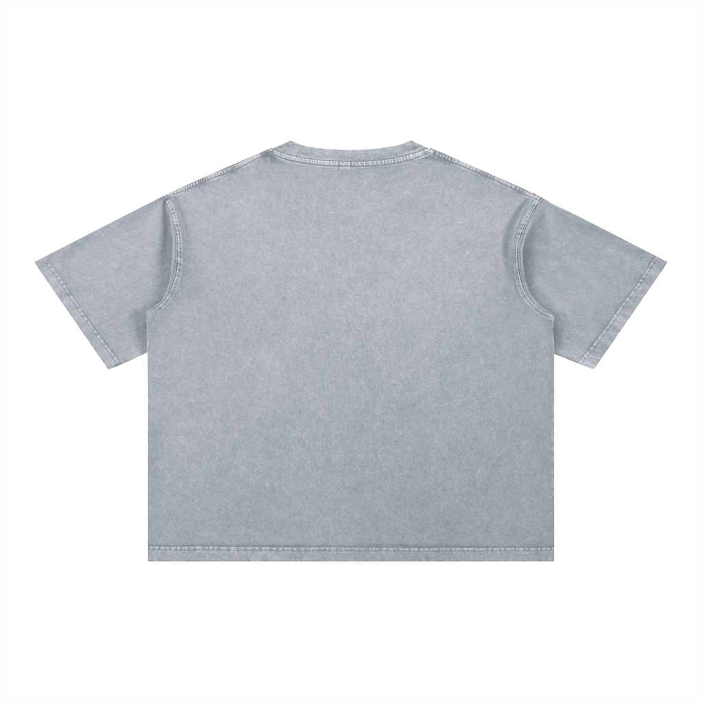 Washed out Boxy Cotton T-Shirt