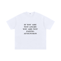 "If you are not angry you are not paying attention" Oversized Cotton T-Shirt