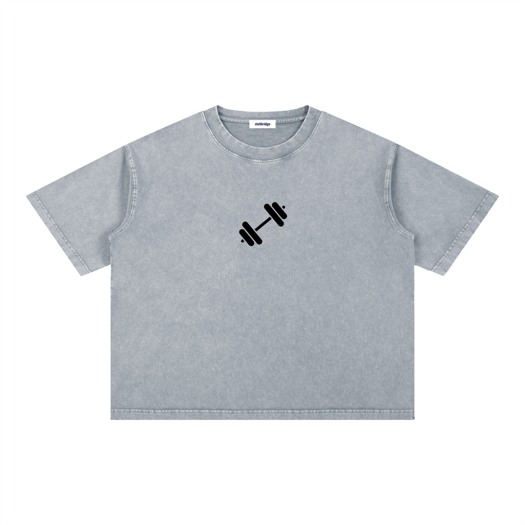 Mineral Wash Boxy Cotton T-Shirt