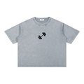 Mineral Wash Boxy Cotton T-Shirt