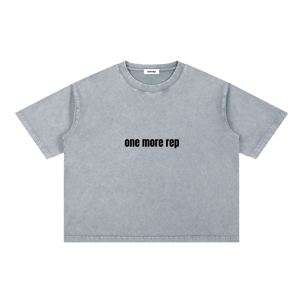 Vintage Washed out Boxy Cotton T-Shirt