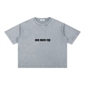 Vintage Washed out Boxy Cotton T-Shirt