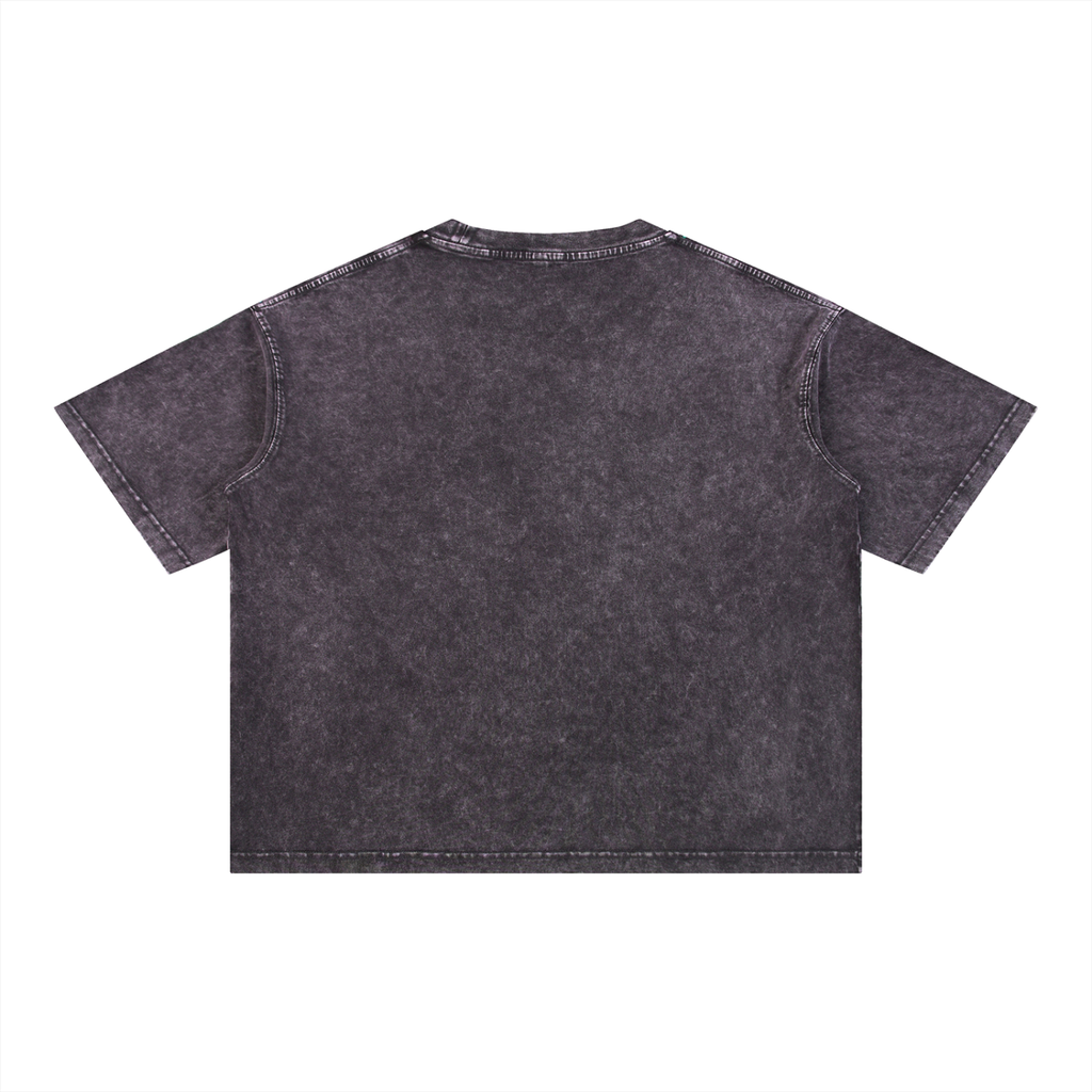 Vintage Washed out Boxy Cotton T-Shirt