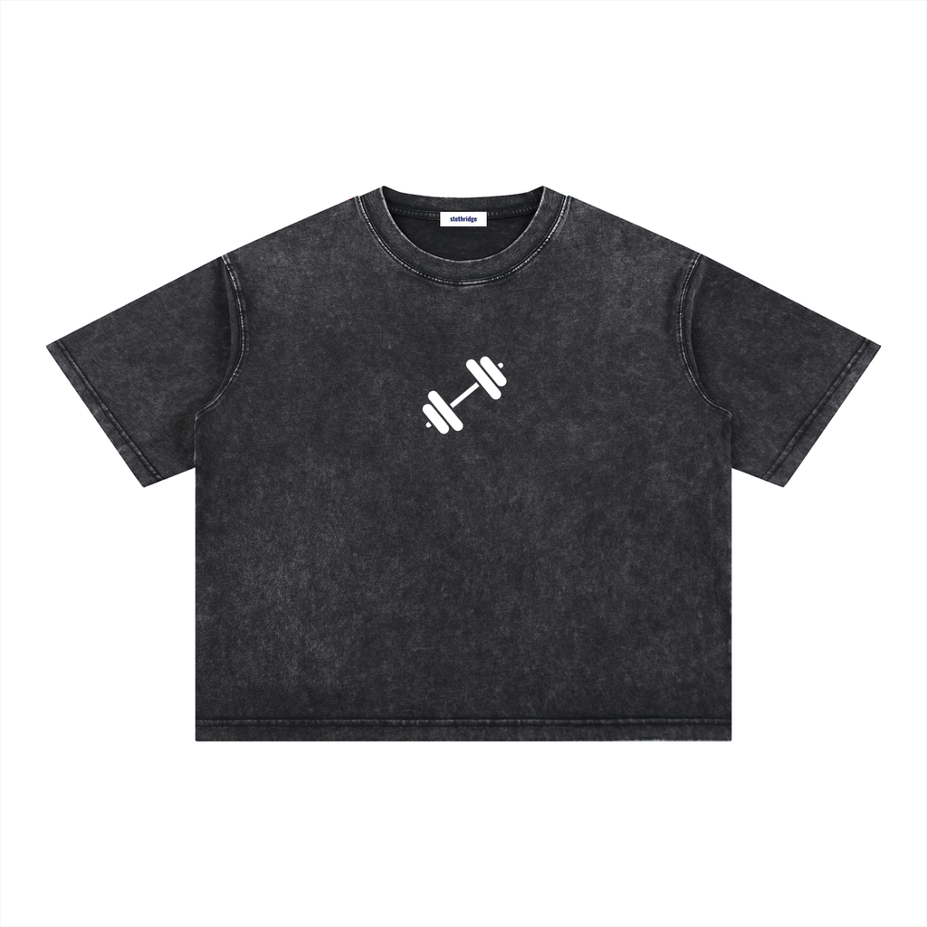 Vintage Washed out Boxy Cotton T-Shirt