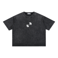 Vintage Washed out Boxy Cotton T-Shirt