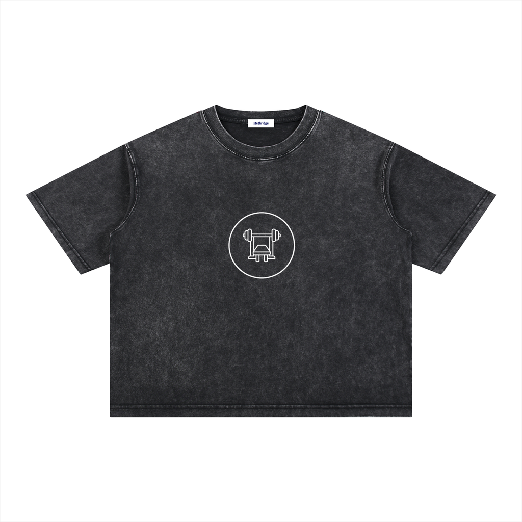 Washed out Boxy Cotton T-Shirt
