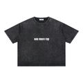 Mineral Wash Boxy Cotton T-Shirt
